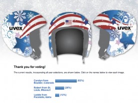 NBC Olympics / Lindsey Vonn ski helmet